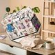 thumbnail image 3 of Uuiauoio Flower Print Sewing Machine Protective Cover Easy Storage Washable Zipper Dust Protection with Pockets for Most Standard Sewing Machines and Accessories, 3 of 6