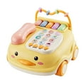 thumbnail image 4 of Juguete de desarrollo cognitivo, juguete interactivo para padres e hijos, luces de cuento de piano para bebés Amarillo, 4 of 9
