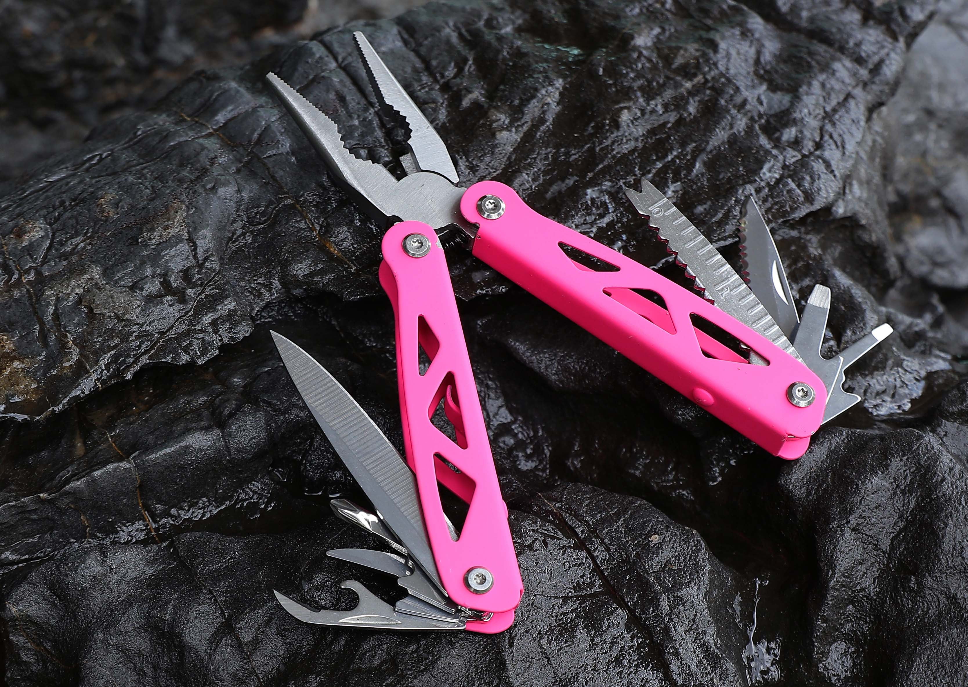 Ozark Trail 12-in-1 Multi-Tool, Pink