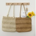 thumbnail image 5 of LinYooLi Hollow Straw Bag Fashion Ladies Handbag Large Capacity Bohemian Vacation Beach Bag, 5 of 6