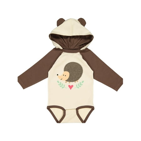 

Inktastic Hedgehog Lover Girls Outfit Gift Baby Girl Long Sleeve Bodysuit