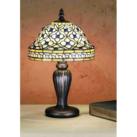 Meyda Tiffany Tiffany Turtle Meyda Tiffany 27535 Stained Glass / Tiffany Accent Table Lamp from the Tiffany Roman Collection ()