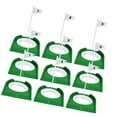 thumbnail image 4 of 9 piezas Golf Golf Putt Cup Practice Hole Train Ayuda, al aire libre con Putter Putter Indoor Putter de patio de bandera Golf Puttable, desmontable, verde, 4 of 8