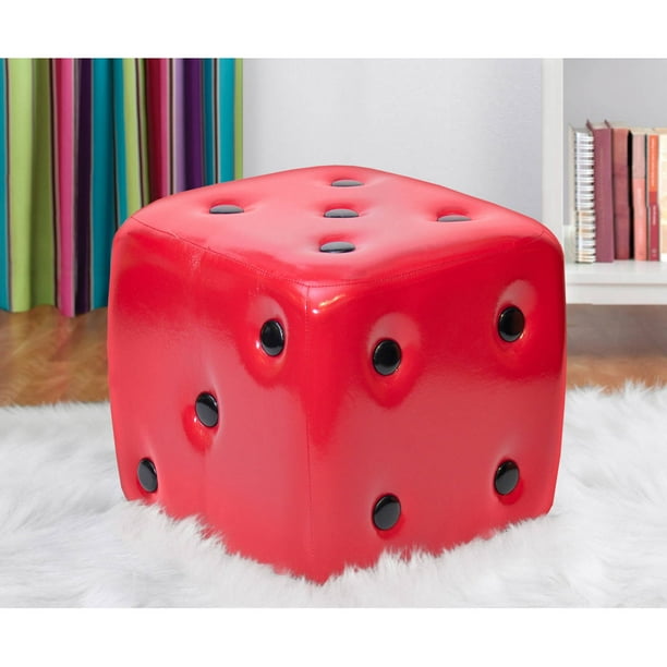 Urban Shop 15 x 15 Dice Ottoman