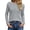 Grey, variant on Long Sleeve Shirts for Women 2026 Spring Ribbed Crewneck Casual Basic Plain Tshirt Blouse Undershirt