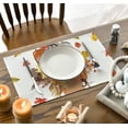 thumbnail image 5 of Hello Fall Placemats Set of 4 12x18h Seasonal Autumn Table Mats for Party Kitchen Dining ration, 5 of 6