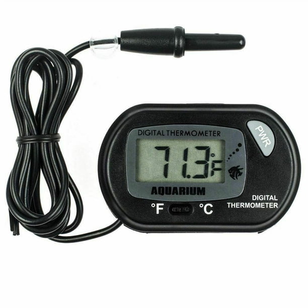 Greeniant Termómetro digital LCD para acuario Medidor de temperatura del agua del tanque de peces Detector de temperatura del acuario Type3 NO3 Greeniant HA0507-00B