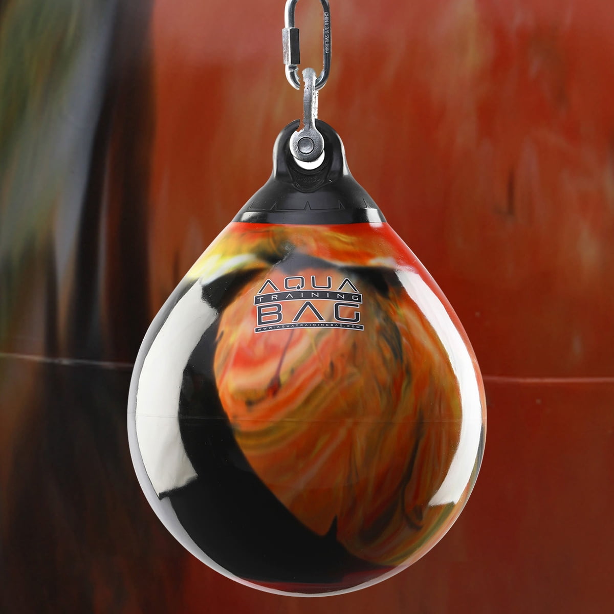 Aqua Training Bag 12" Head Hunter Hybrid Slip Ball/Punching Bag- Fireball Orange