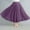 Purple, variant on Flax A Line Skirt Ankle Skirt Women's Solid Color Elastic Waist Flax A Line Ankle Length Pull On Skirt Breathable Summer Casual Beachwear A Line Skirt