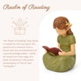thumbnail image 6 of Reading Elf Figurine - Enchanted Book Lover Gift, Whimsical Desk Decor for Inspiring Imagination & Serenity, 6 of 8