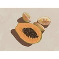 thumbnail image 2 of Urban Road 18x15 White Modern Wood Framed Museum Art Print Titled - Oh my Papaya!, 2 of 4