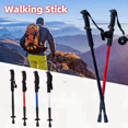 thumbnail image 2 of Foldable Ultralight Hiking Trekking Poles With Shock Absorption For Camping Mountaineering Backpacking, 2 of 7