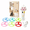White, variant on Rechargeable Cat Flying Disc Launcher Toy, Interactive Indoor Cat Fetch Toy with 6 Colorful Flying Spinners, USB Charging Cable and Paw Shaped Handle, White