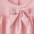 thumbnail image 5 of CYRBOKO Toddler Girls Dresses with Ruffle, Summer Cotton A-line Casual Kids Dresses Pink Size 2-3 T, 5 of 6