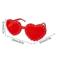 thumbnail image 3 of Only Moment Sunglasses for Women Resin Classic Retro Trendy Designer Style Red One Size, 3 of 5