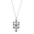 thumbnail image 1 of Mujeres Kabbalah Árbol de la vida Colgante Collar Aleación Cadena Joyería Plata Yuyangstore Colgante de encanto, 1 of 8