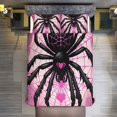 thumbnail image 7 of Halloween Pink Spider Full Size Bedding Set Contains One Duvet Cover and two pillowcases Halloween Decor, 7 of 7