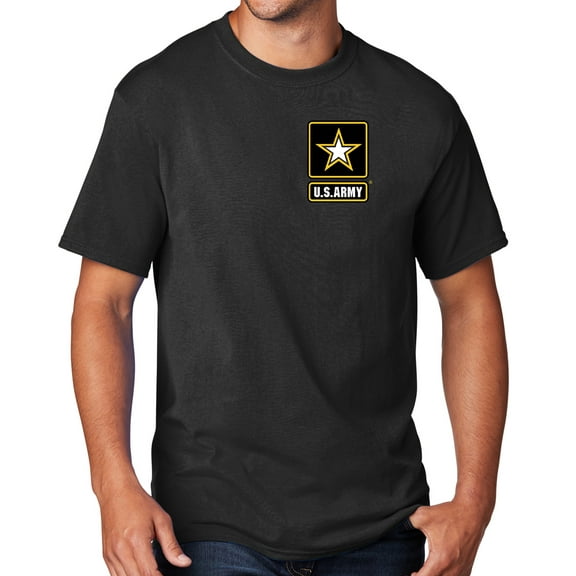 Men's United States Army T-shirt, 6XL Jet Black