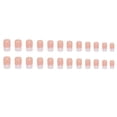 thumbnail image 4 of EcoNesxp 24 Pcs Ongles Autocollants Blancs à Bout Français Ongles Postiches Courts Carrés Ongles Postiches Roses en Acrylique Colle pour Ongles Réutilisable Ongles Nude Ongles Postiches Blancs Couverture Complète Ongles Autocollants Pièces de Design Français Blanc Bout Français Pr, 4 of 5