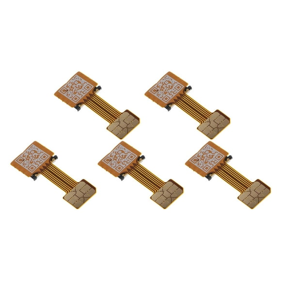 Paquete 5 Adaptadores Dual SIM Nano Bandeja Híbrida