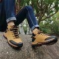 thumbnail image 4 of LASUDRAA Men's Waterproof Hiking Boots Outdoor Trekking Camping Trail Hiking Shoes, 4 of 8