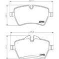 thumbnail image 2 of Brembo OE Low-Met Brake Pads for Mini Cooper and Countryman * Front Set, Part P06086, 2 of 3
