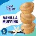 thumbnail image 3 of Little Bites Vanilla Muffins, 5 packs, Mini Muffins, 7.5 oz Multipack, 3 of 7