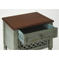 thumbnail image 2 of Butler Specialty Company Chadway Rustic Wood End Table - Green, 2 of 3