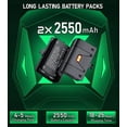 thumbnail image 2 of Estación de carga con 2 baterías recargables de 2550 mAh Xbox One/Series X|S - Negro inABXY Xbox, 2 of 3