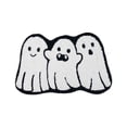 thumbnail image 2 of Halloween Ghost Shaped Bath Mat, Super Absorbent Bathroom Rug, Non-slip Quick-drying Shower Floor Pad, Soft Comfortable Foot Mat, Spooky Festival Home Bathroom Decor Carpet (19.69*31.50in), 2 of 6