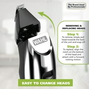 Wahl All-in-One Head-to-Toe Beard and Body Grooming Kit for Men, Lithium Trimmer, 3025773