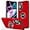 Red, variant on Moto Edge Plus 2022 Case for Motorola Moto Edge 30 Pro Case Grade Shockproof Built-in Ring Holder Kickstand Car Mount Protective Case for Edge Plus 2022 Edge 30 Pro Phone Case (Red)