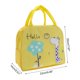 thumbnail image 5 of Ofertas Únicas 1 Pc Bolsa Térmica Portátil de Dibujos Animados para el Trabajo 9.06"x5.51"x7.87" Amarillo, 5 of 5