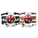 thumbnail image 1 of Pulsera de cuero pareja de cuerdas de cuero Unbranded Gran Bretaña Union Jack London Eye Big Ben UK M, 1 of 3