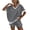 Black, variant on Women's Striped V Neck Short Sleeve Top & Side Pocket Shorts Set Horizontal Stripe Casual Summer Outfit Green,L