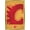 Gold Framed Version, variant on NHL Calgary Flames - Logo 25 Wall Poster, 22.375" x 34" Framed