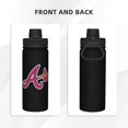 thumbnail image 4 of Botella de agua Atlanta_Braves, vasos de acero inoxidable con aislamiento y tapa, taza de café de viaje, taza de agua con aislamiento al vacío de doble pared, regalos para mujeres, hombres, oficina, 4 of 5
