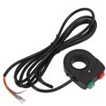 thumbnail image 4 of Bicycle Headlight Horn Switch, 12V-72V Motorcycle Horn Headlight Switch Easy To Install Protective Inner Cable  for Scooter, 4 of 8