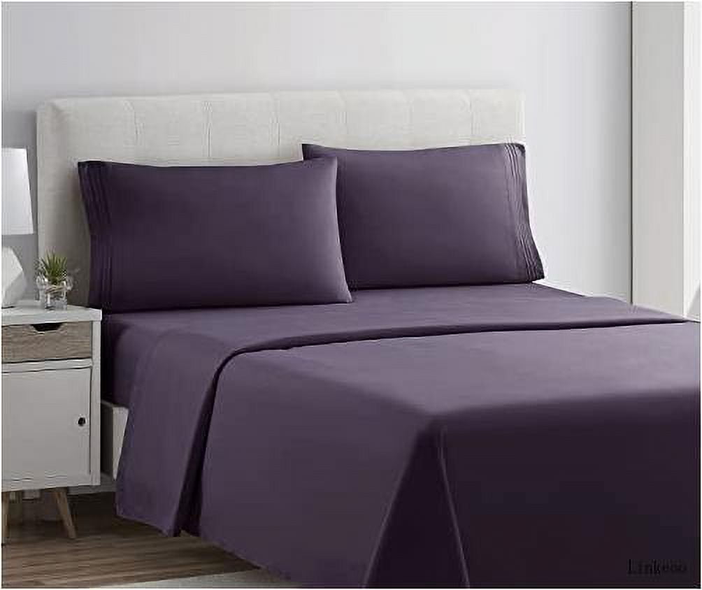 Split King Sheets Set, Deep Pocket Bed Sheets For Split King Size Bed