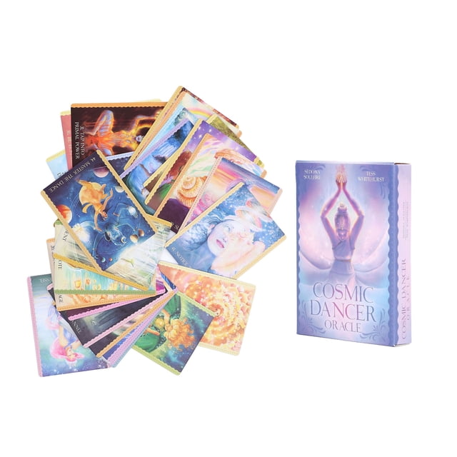Tarot Cards,44 Decks Cosmic Dancer Cosmic Dancer Oracle Tarot Tarot Divination Cards Sturdy Construction