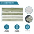 thumbnail image 6 of Sage Green Stripes Placemats Set of 4, Watercolor Gradient Abstract Striped Placemats for Dining Table, Place Mats for Kitchen Tabletop, Waterproof Wipeable Dining Table Mats Set, 6 of 9