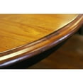 thumbnail image 5 of Extendable Dining Set - 66" Oval Table with 4 Chairs - Black Cherry Wood Pedestal Dining Room Set, 5 of 7