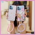 thumbnail image 2 of KBS-Phone Case For MOTO G Stylus 4G 2023, Waterproof Personality Protective Creative Ring Youth Anti-knock Dirt-resistant Bracelet Solid Color Back Cover Cute heat dissipation Cartoon, 2 of 9