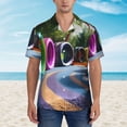 thumbnail image 2 of Pofeuu Colorful Tire Tunnel Park Print Hawaiian Shirt for Men Sleeves Casual Button Down Summer Beach Dress Shirts T-Shirts,3X-Large, 2 of 7
