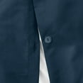 thumbnail image 6 of Nestl 3 Piece Pinch Pleated Pintuck Duvet Cover Set with Shams, Soft Microfiber,Button Closure Bedding Set, King - Navy, 6 of 9