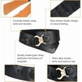thumbnail image 3 of Wide Elastic Waist Belt Women Adjustable fashion Dress Belt, 3 of 10