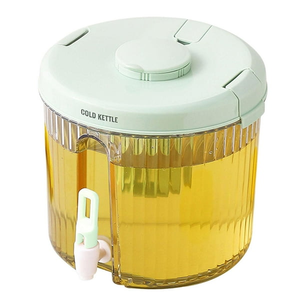 Hervidor de agua frío de Colorfulland con grifo, dispensador de agua, jarra para bebidas, cubo para Verde Redondo