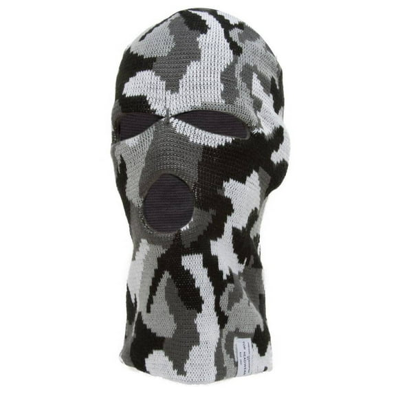 Top Headwear 3-Hole Winter Ski Mask - City Camo