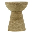 thumbnail image 2 of Pemberly Row Transitional Metal & Seagrass Side Table in Natural, 2 of 6