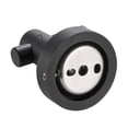 thumbnail image 3 of 4-Piece Wall-Mounted Bathroom Robe Hook with hidden mounting base in Black, 3 of 7